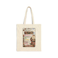Vintage Holiday Meal Recipe Cotton Canvas Tote Bag