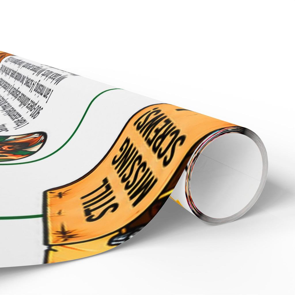 Santa’s Workshop Email Chain Christmas Wrapping Paper