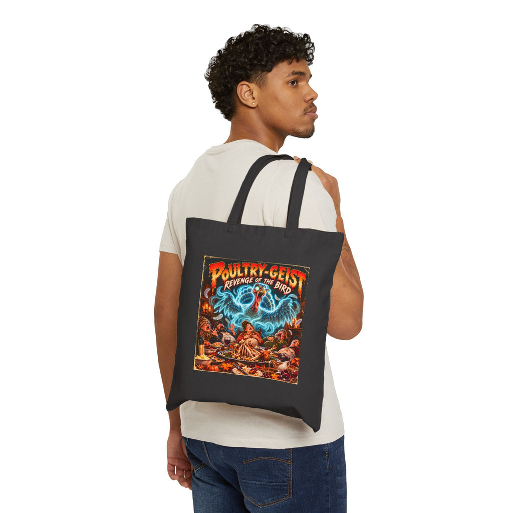 Poultry-Geist: Revenge of the Bird Thanksgiving Canvas Tote Bag