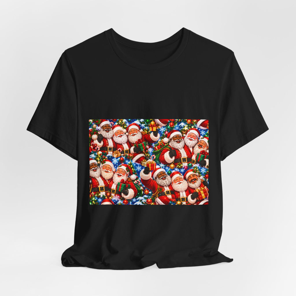Christmas Santa Collage T-Shirt