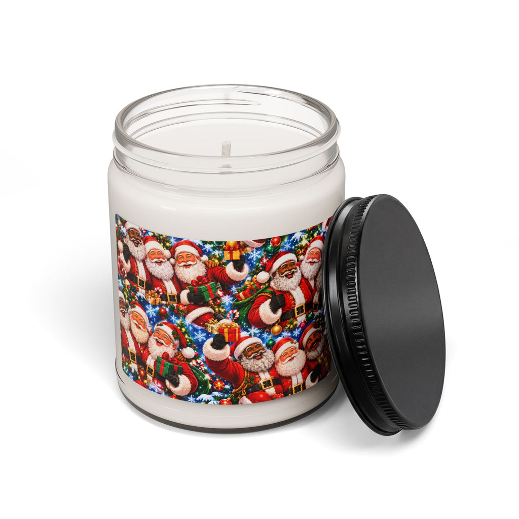 Christmas Santa Claus Pattern Scented Soy Candle