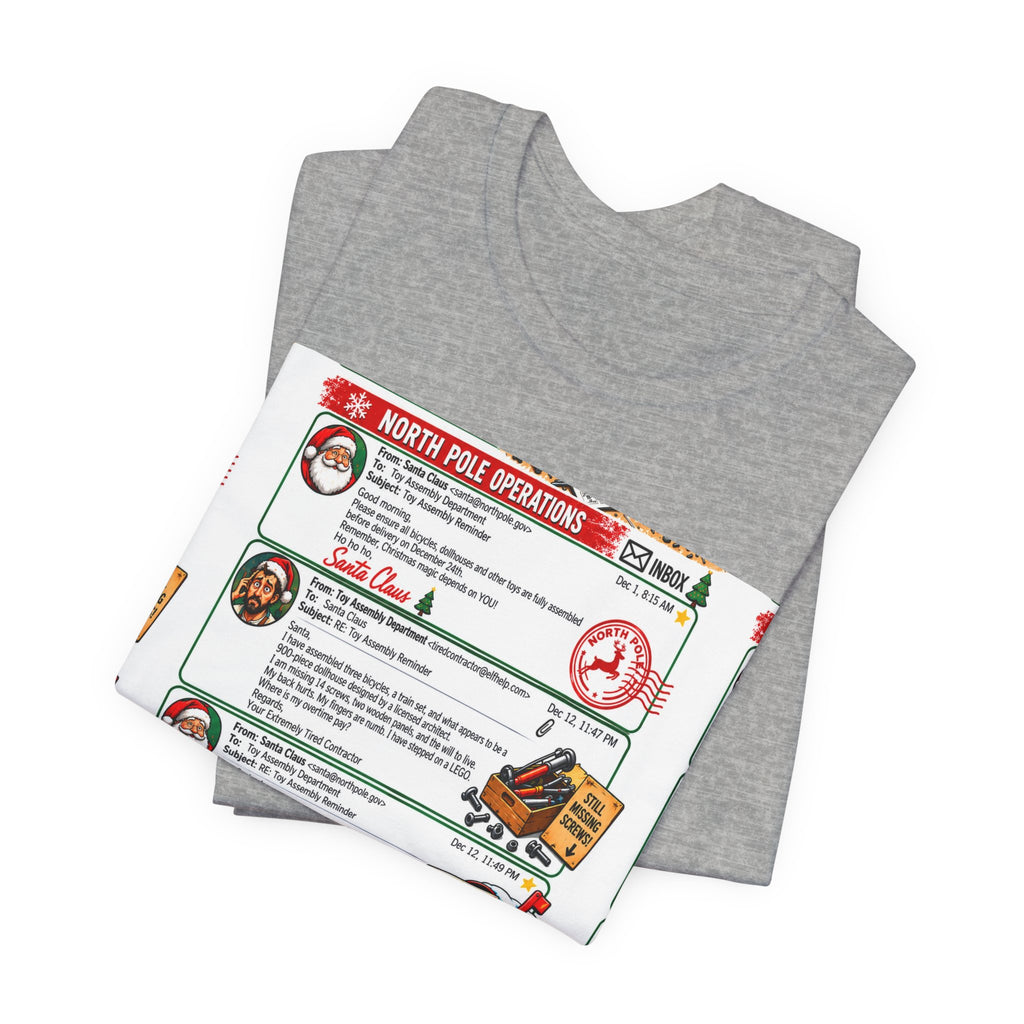 Santa’s Workshop Email Chain Graphic Tee