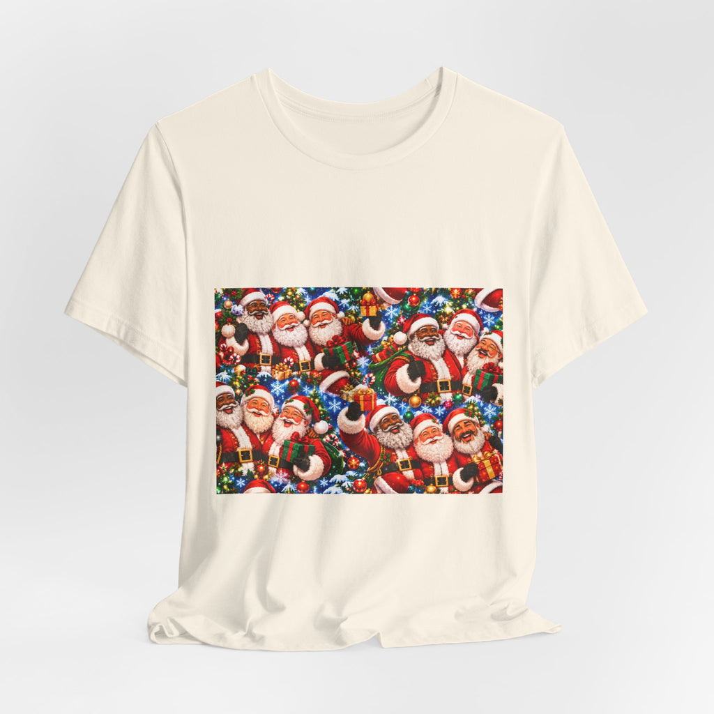 Christmas Santa Collage T-Shirt