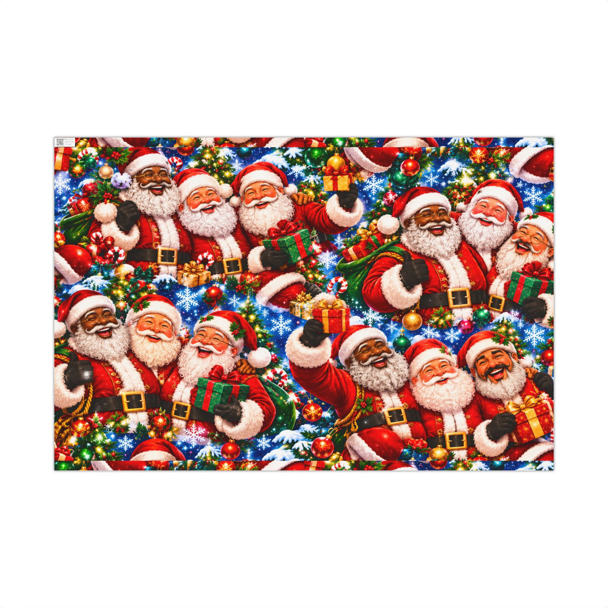Christmas Santa Gift Wrap Paper