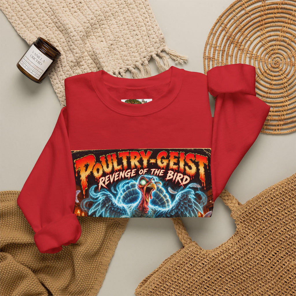 Poultry-Geist: Revenge of the Bird Thanksgiving Graphic Sweatshirt
