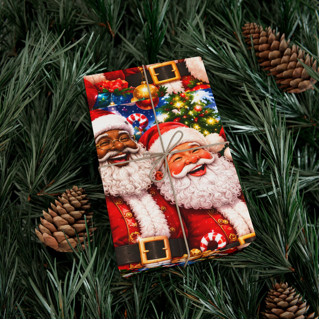 Christmas Santa Gift Wrap Paper