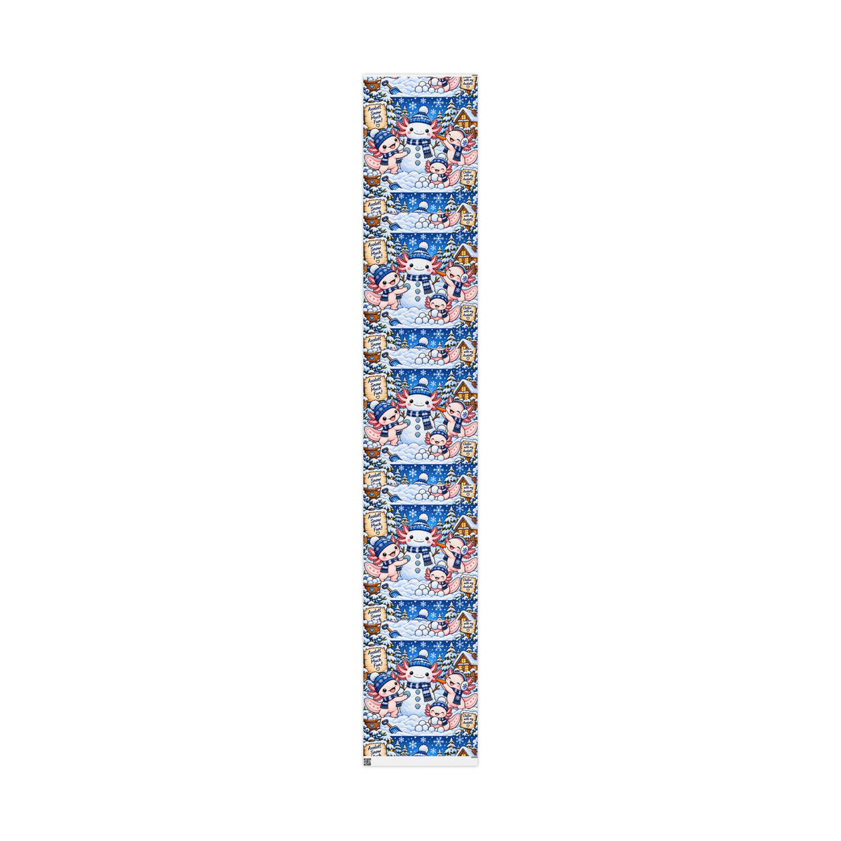 Axolotl Snow Much Fun! Winter Wrapping Paper