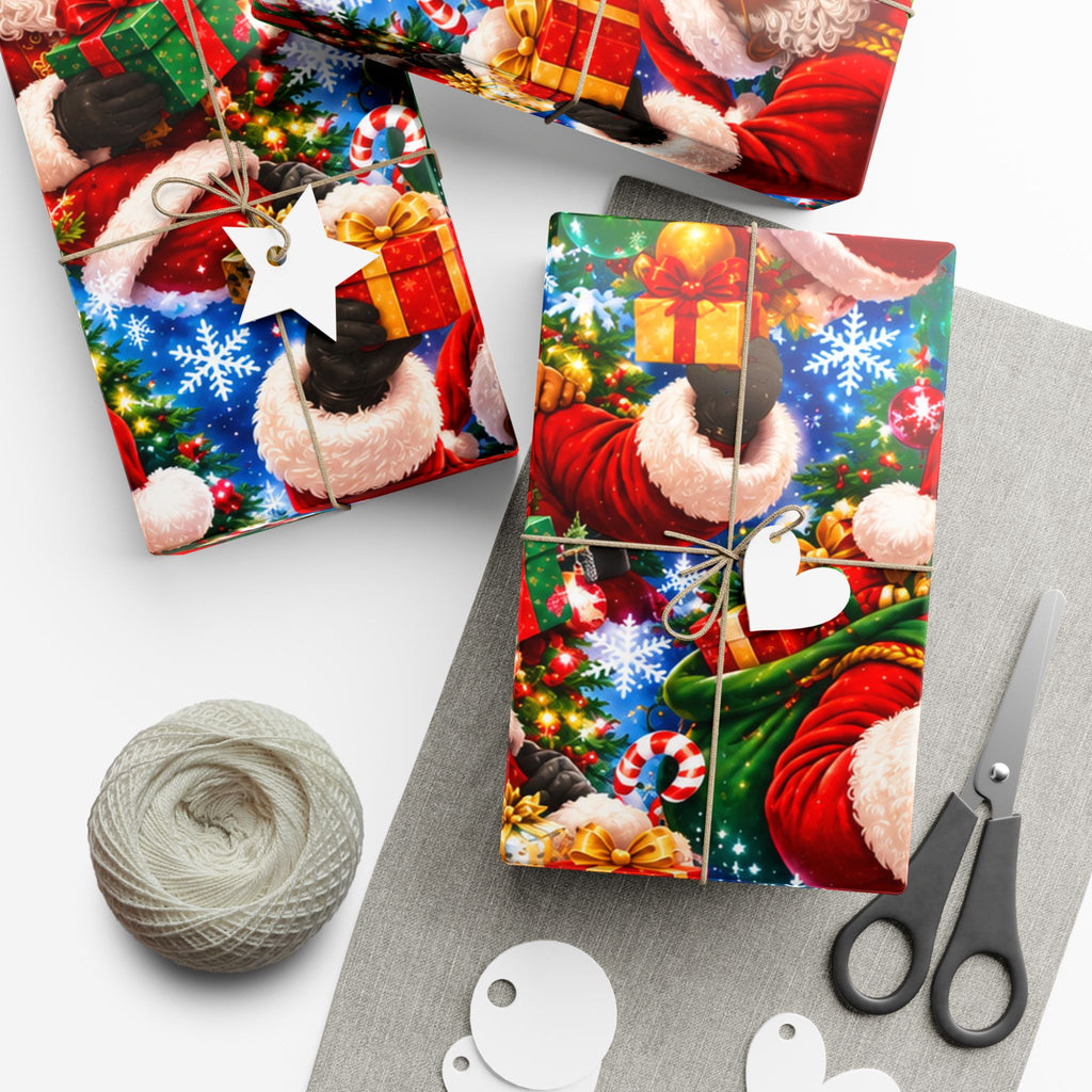 Christmas Santa Gift Wrap Paper