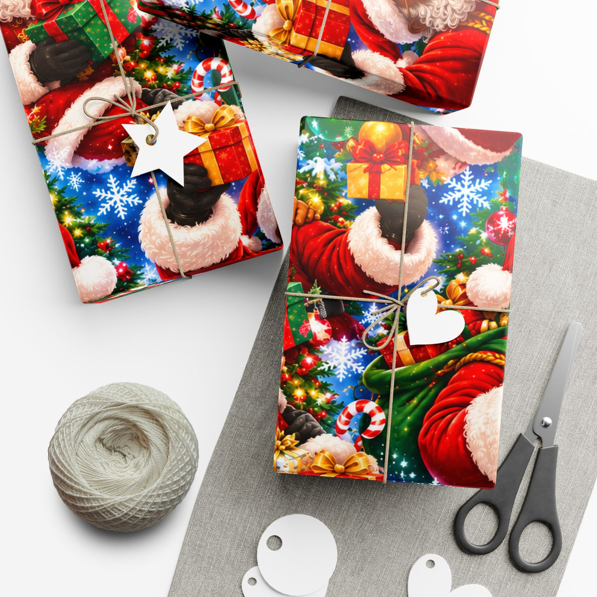 Christmas Santa Gift Wrap Paper
