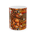 Funny Thanksgiving Turkey Pumpkin Pie Mug