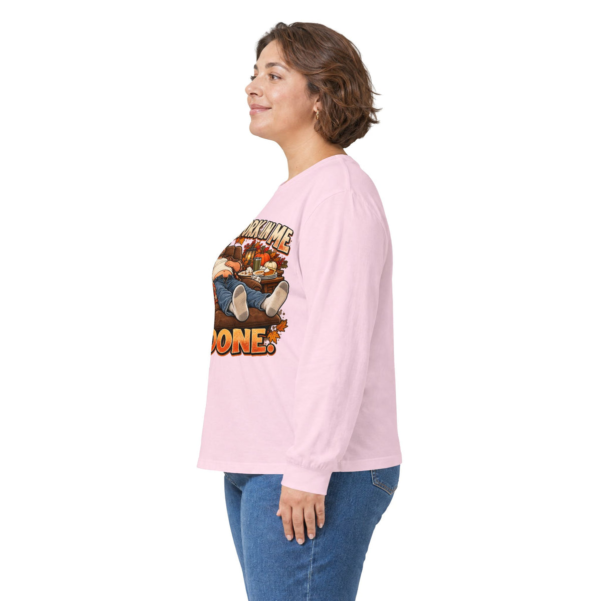 Stick a Fork in Me I’m Done Funny Foodie Long Sleeve Tee