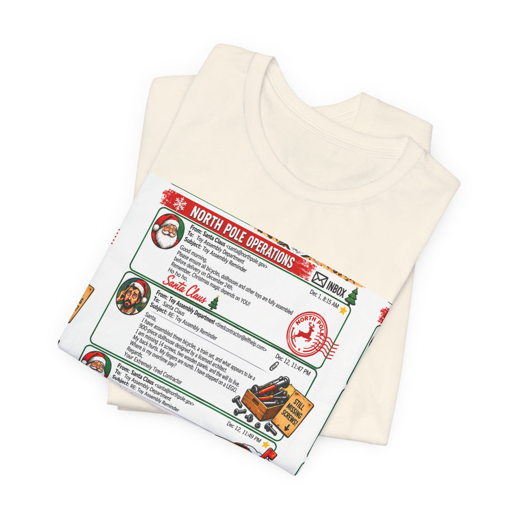 Santa’s Workshop Email Chain Graphic Tee
