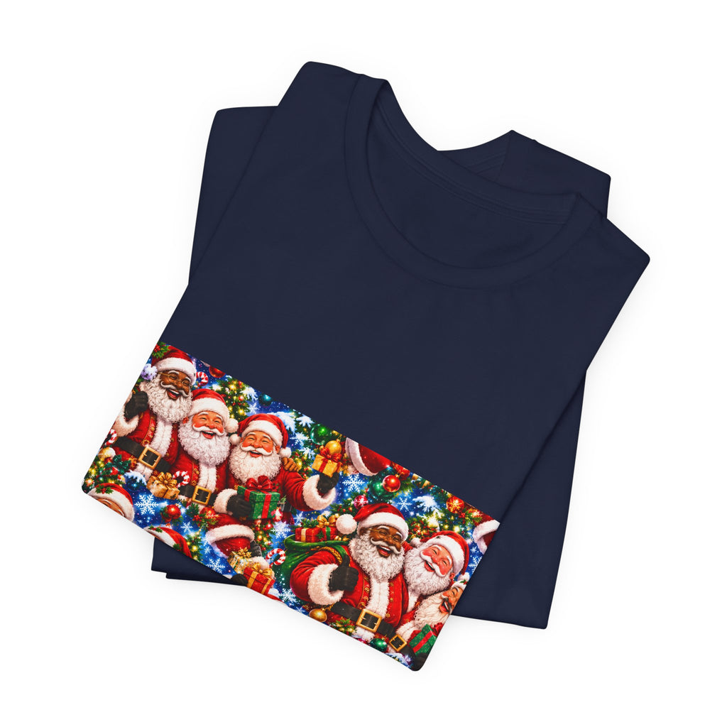 Christmas Santa Collage T-Shirt
