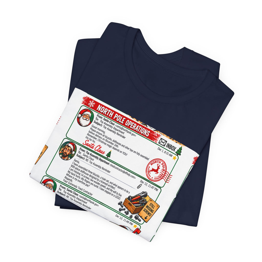 Santa’s Workshop Email Chain Graphic Tee