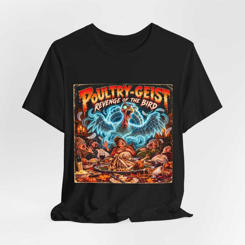 Poultry-Geist: Revenge of the Bird Thanksgiving Movie Poster Tee