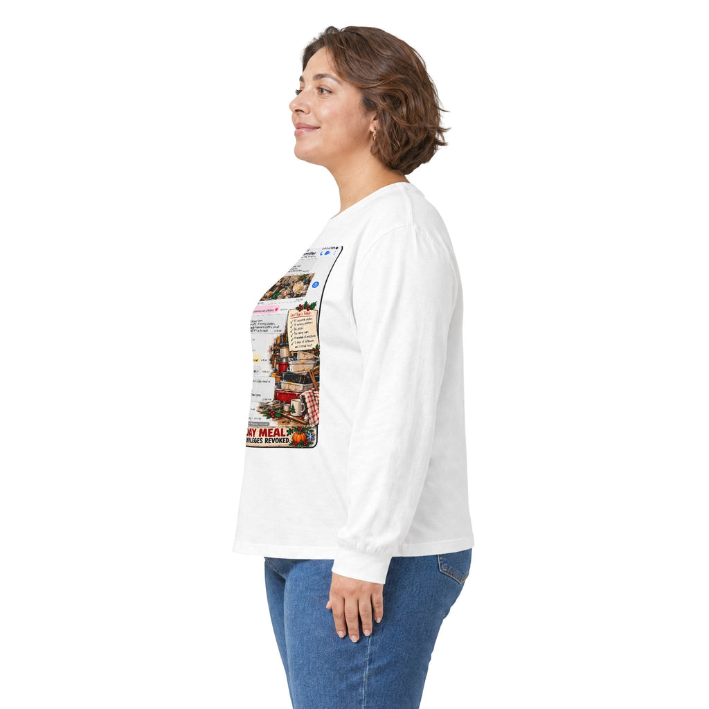 Holiday Meal Family Group Chat Long Sleeve Tee