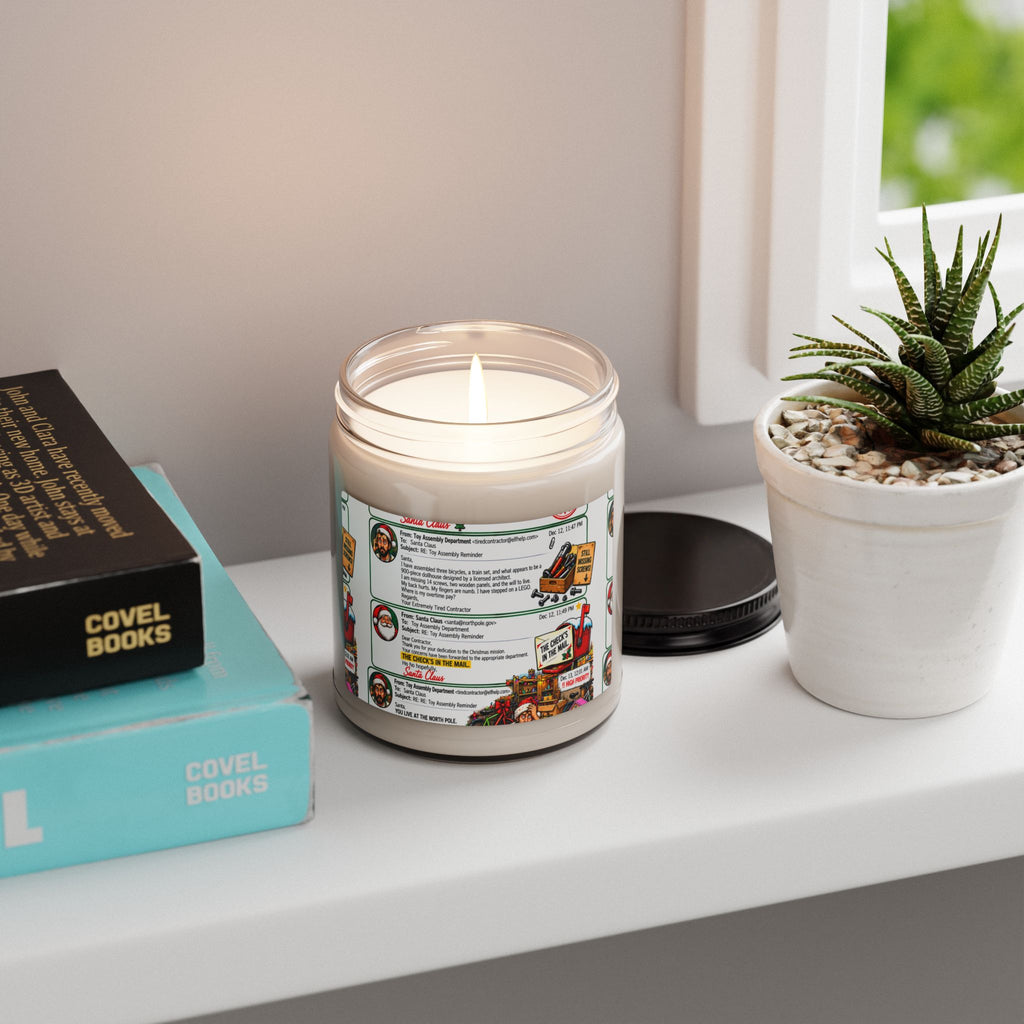 Santa’s Workshop Email Chain Soy Candle, 9 oz