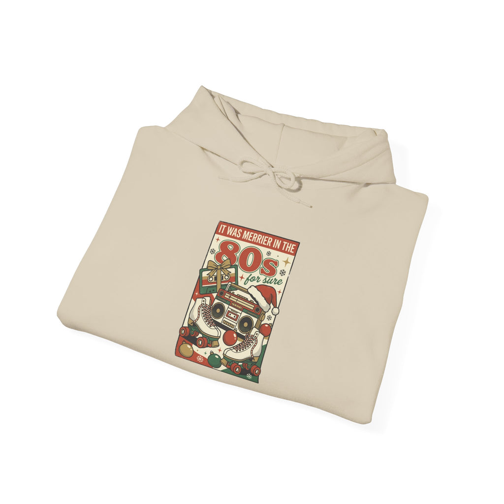 Retro Christmas Santa Poster Hoodie | Vintage Holiday Style