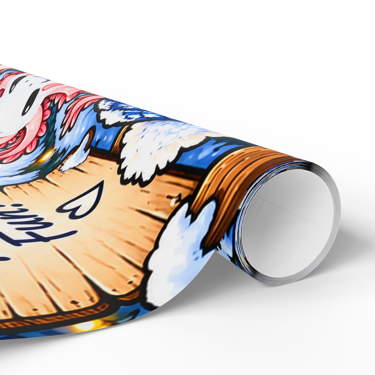 Axolotl Snow Much Fun! Winter Wrapping Paper