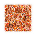 Thanksgiving Turkey Baby Pattern Kiss-Cut Sticker