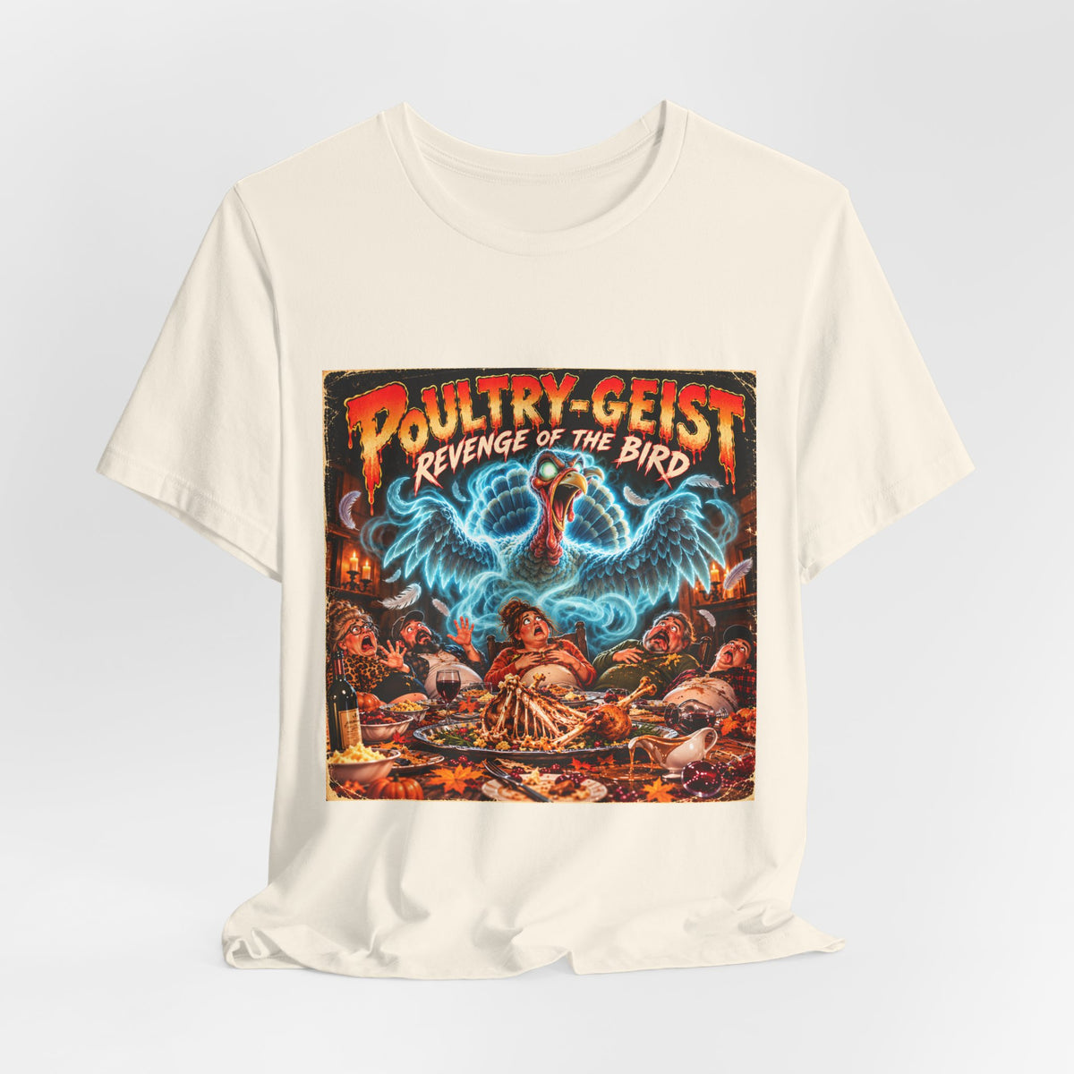 Poultry-Geist: Revenge of the Bird Thanksgiving Movie Poster Tee