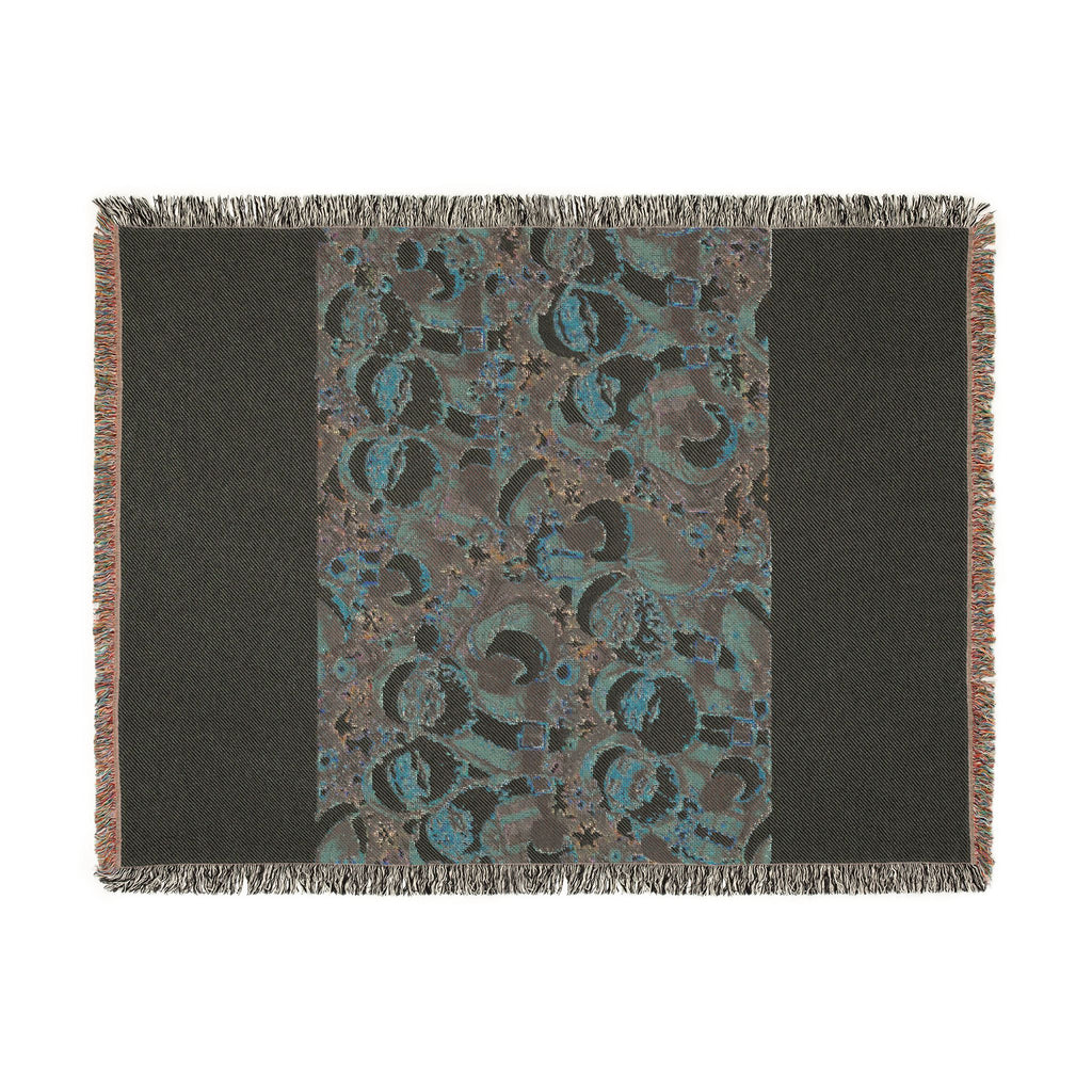Festive Santa Claus Woven Blanket