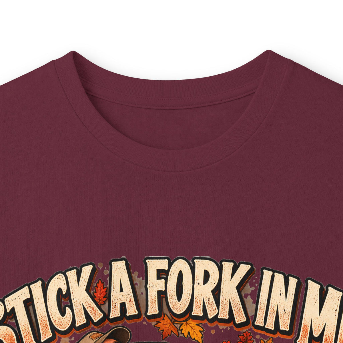 Stick a Fork in Me I’m Done Funny Foodie Long Sleeve Tee