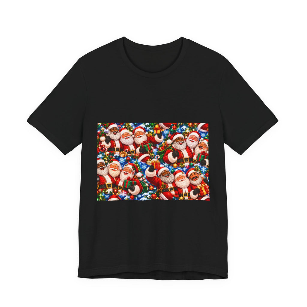 Christmas Santa Collage T-Shirt