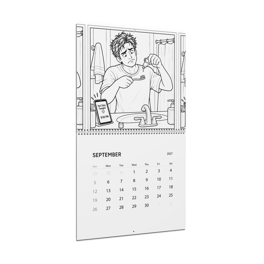 2027 Wall Calendar – Funny Everyday Life Illustrations