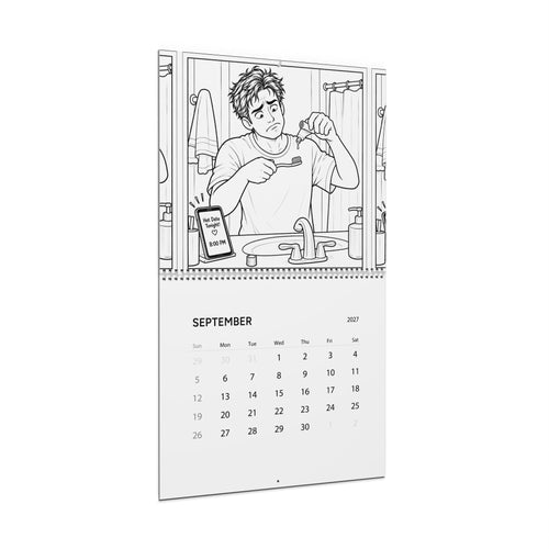 2027 Wall Calendar – Funny Everyday Life Illustrations