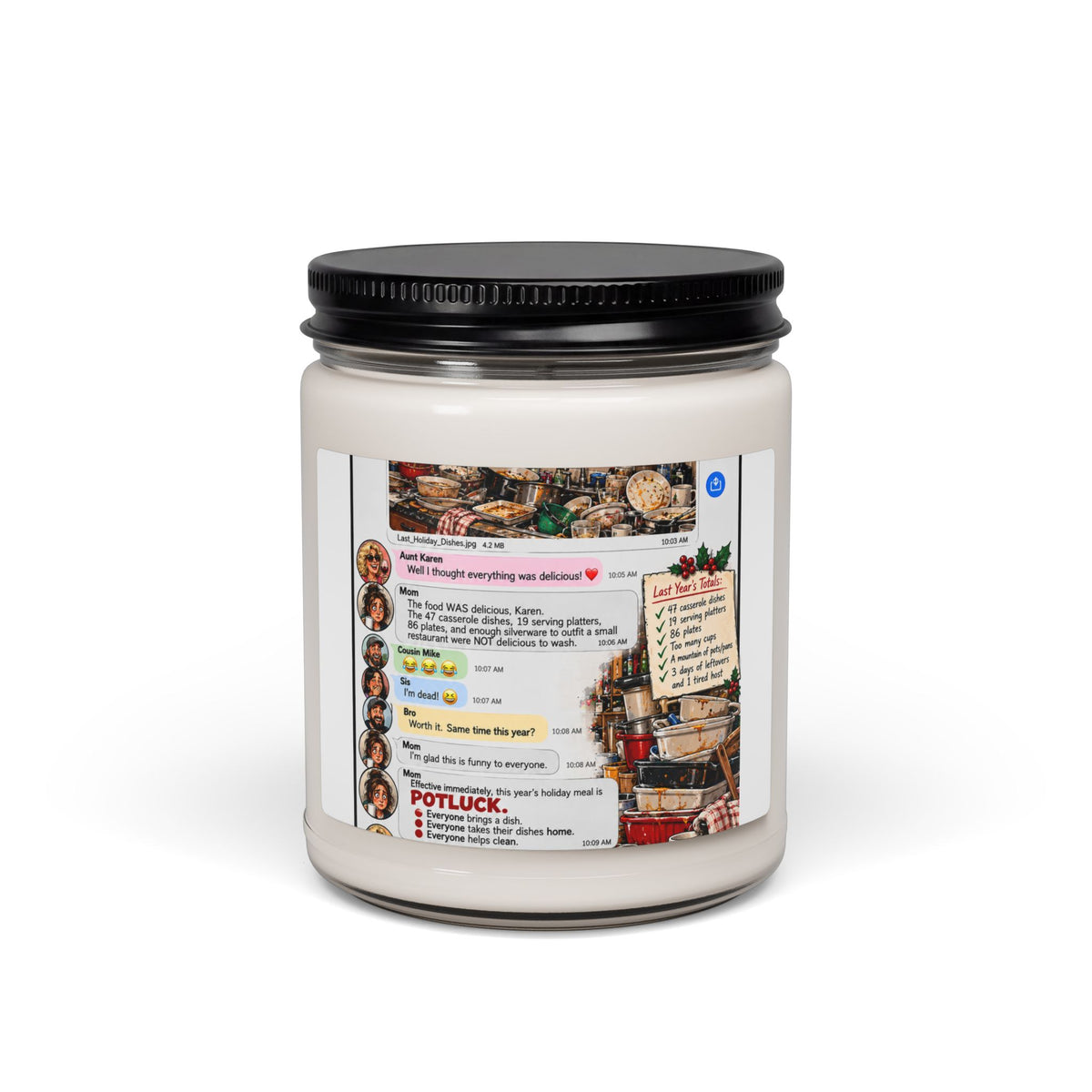 Potluck Gathering Scented Soy Candle