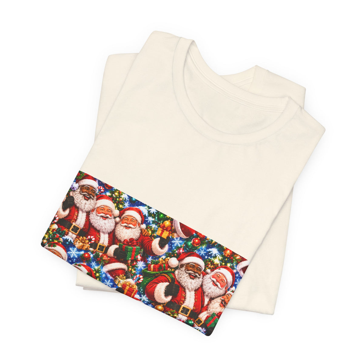 Christmas Santa Collage T-Shirt