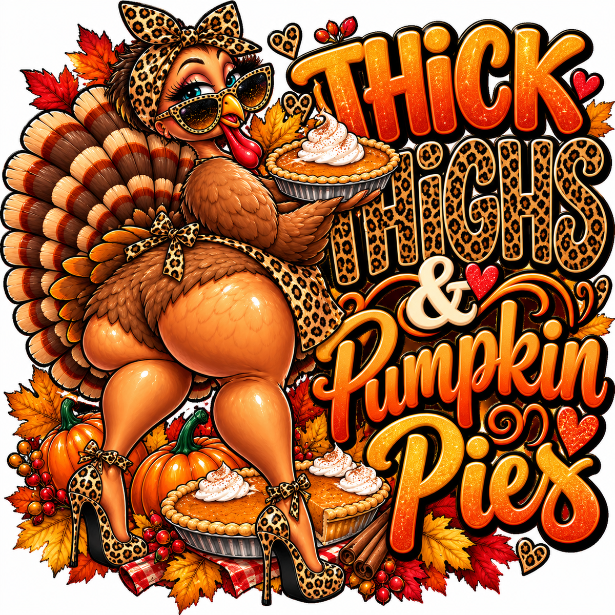 Funny Thanksgiving Turkey Pumpkin Pie Mug