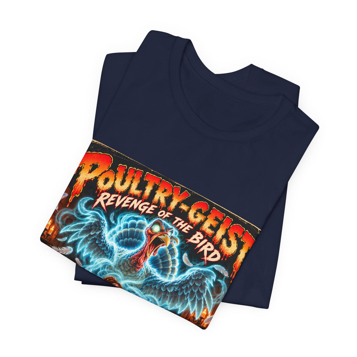 Poultry-Geist: Revenge of the Bird Thanksgiving Movie Poster Tee
