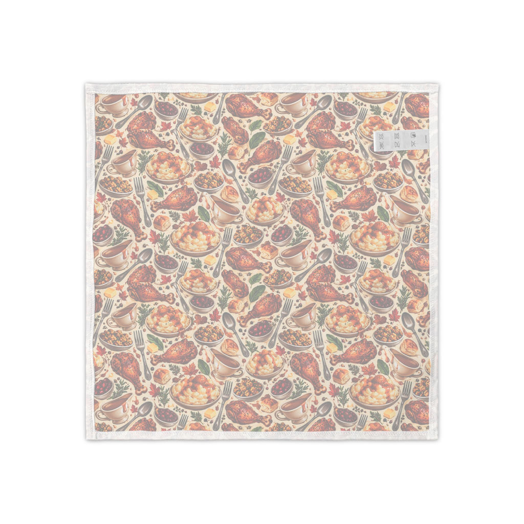 Thanksgiving Feast Pattern Napkins, Set of 4 – ChaoticThreads