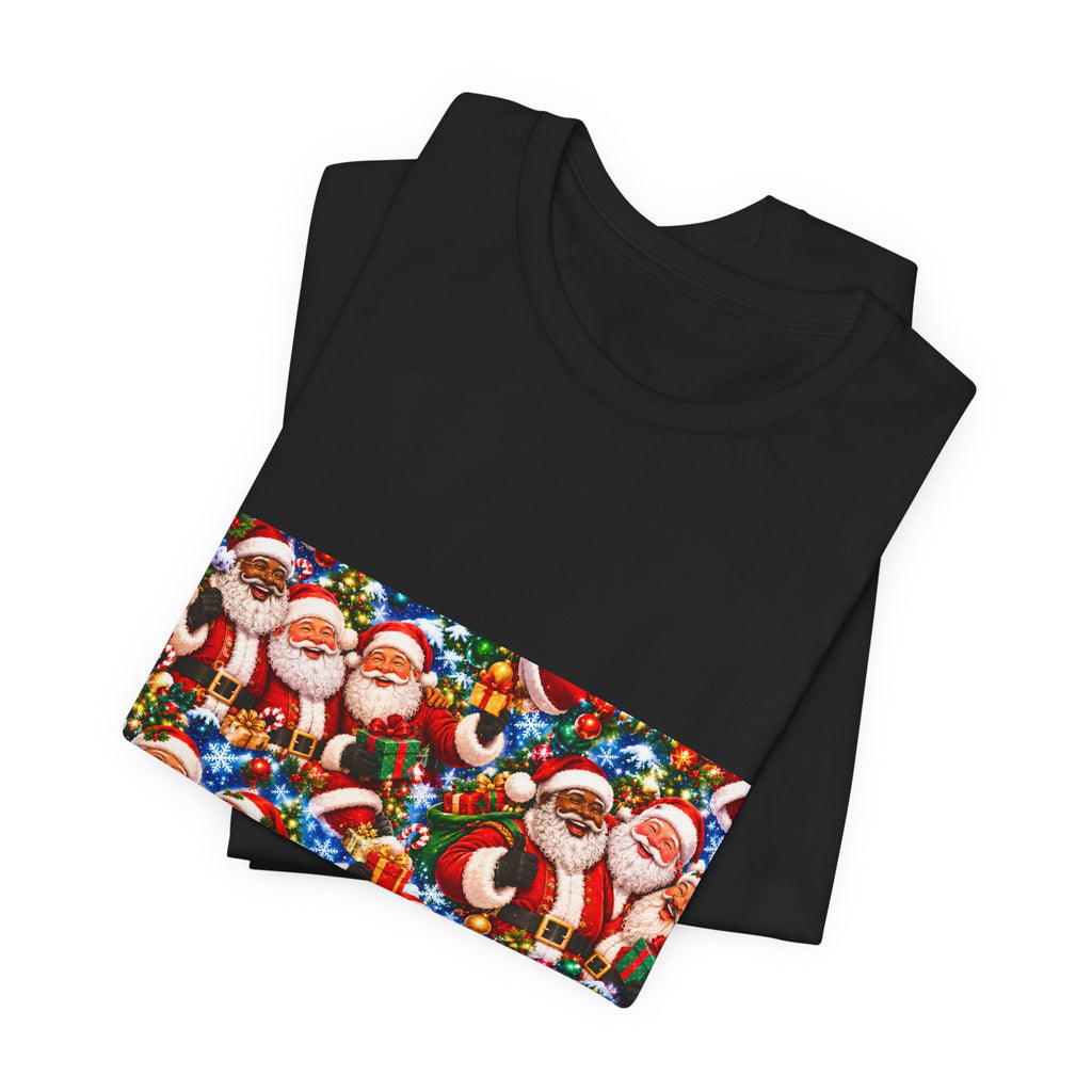Christmas Santa Collage T-Shirt