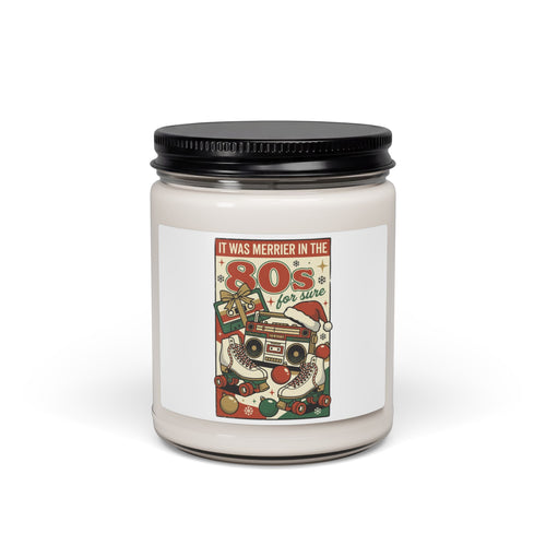 80s Christmas Retro Scented Soy Candle