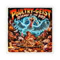 Poultry-Geist: Revenge of the Bird Thanksgiving Movie Poster Sticker