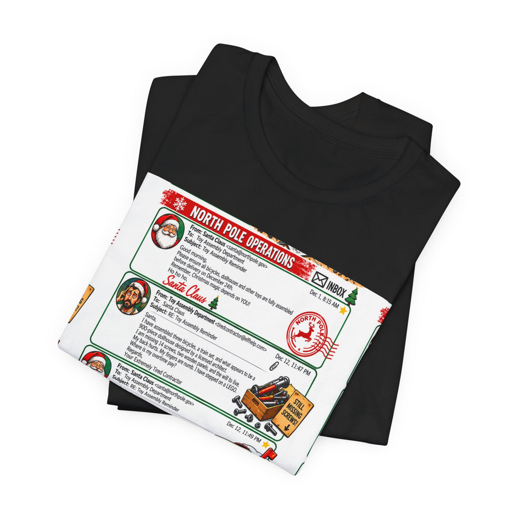 Santa’s Workshop Email Chain Graphic Tee