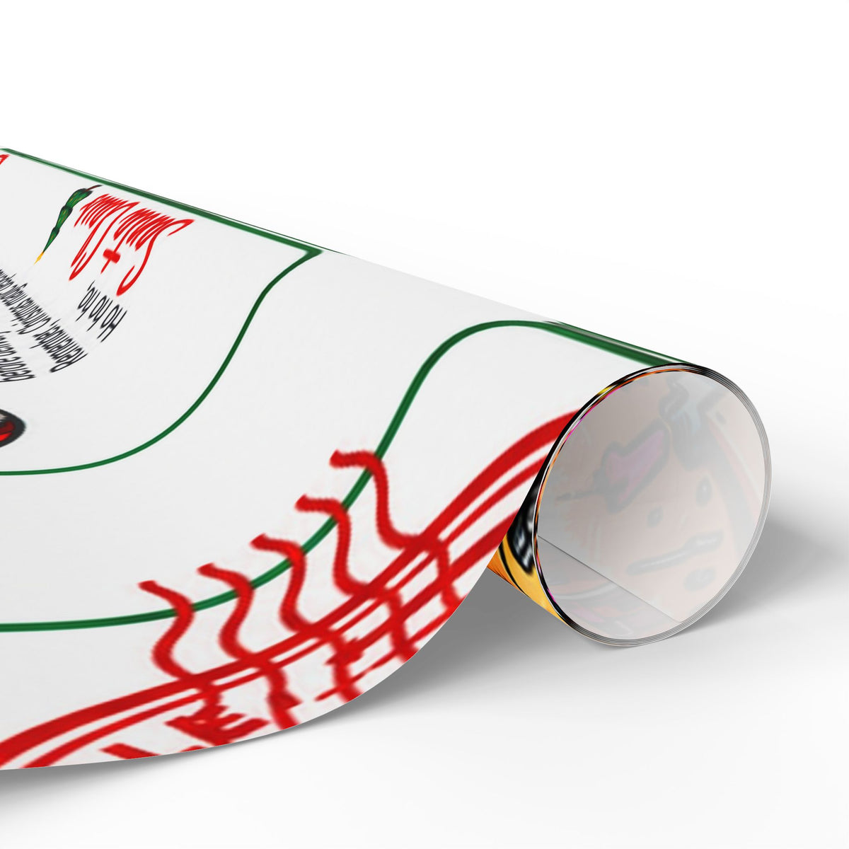 Santa’s Workshop Email Chain Christmas Wrapping Paper