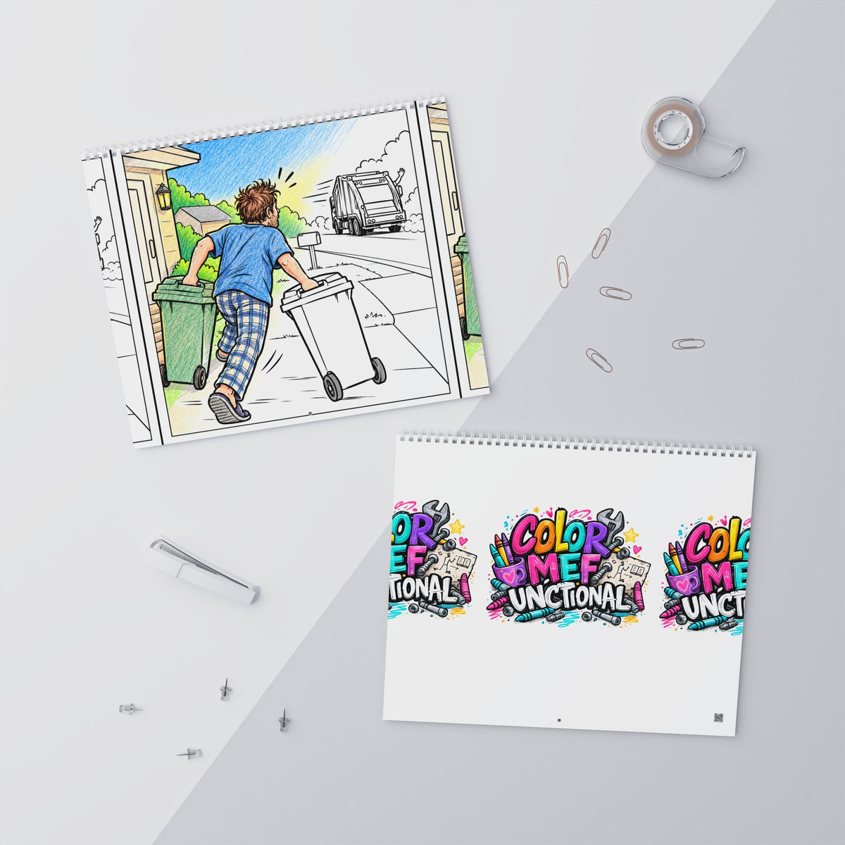 2027 Wall Calendar – Funny Everyday Life Illustrations