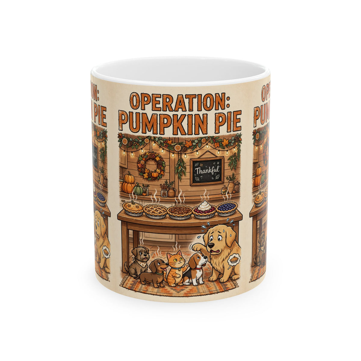 Operation Pumpkin Pie Ceramic Mug