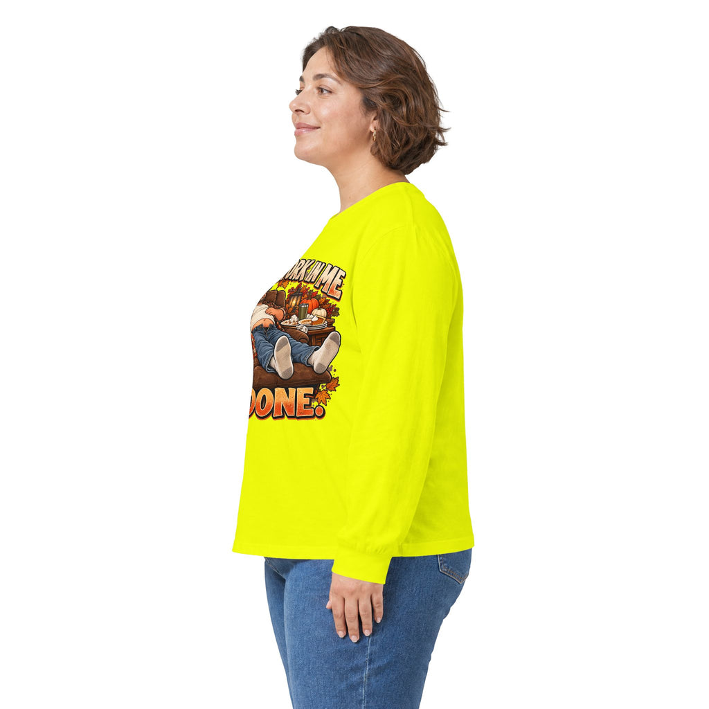Stick a Fork in Me I’m Done Funny Foodie Long Sleeve Tee