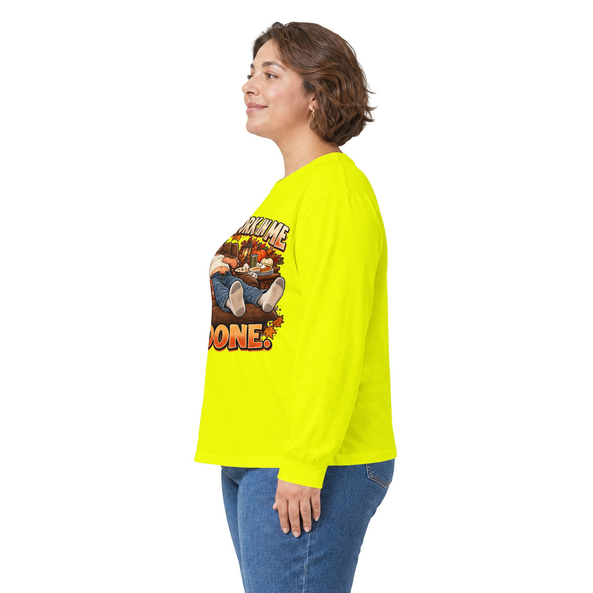 Stick a Fork in Me I’m Done Funny Foodie Long Sleeve Tee