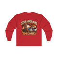 Stick a Fork in Me I’m Done Funny Foodie Long Sleeve Tee