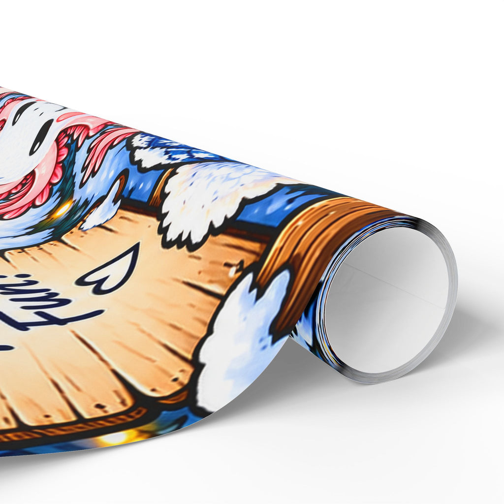 Axolotl Snow Much Fun! Winter Wrapping Paper