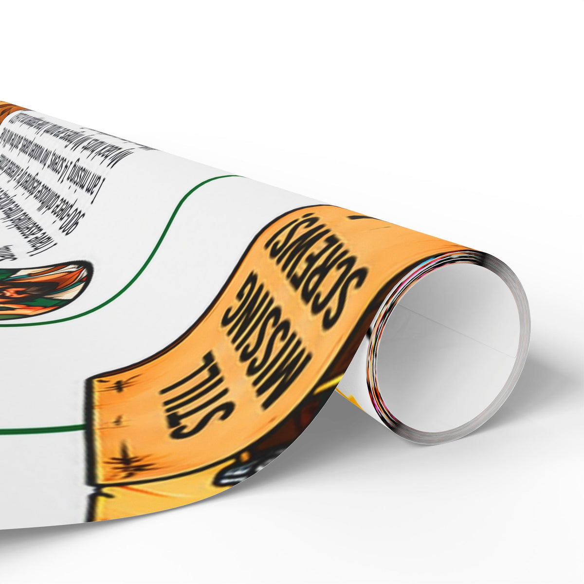 Santa’s Workshop Email Chain Christmas Wrapping Paper