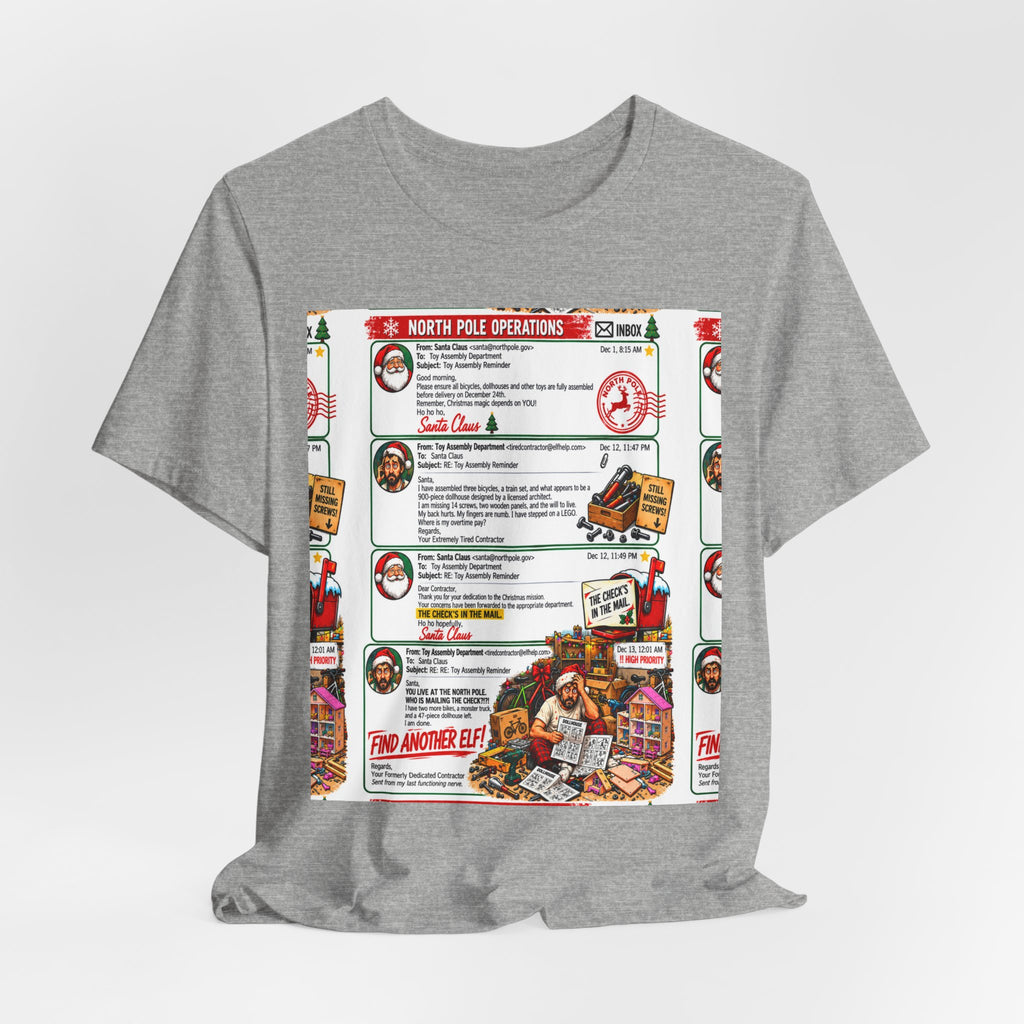 Santa’s Workshop Email Chain Graphic Tee