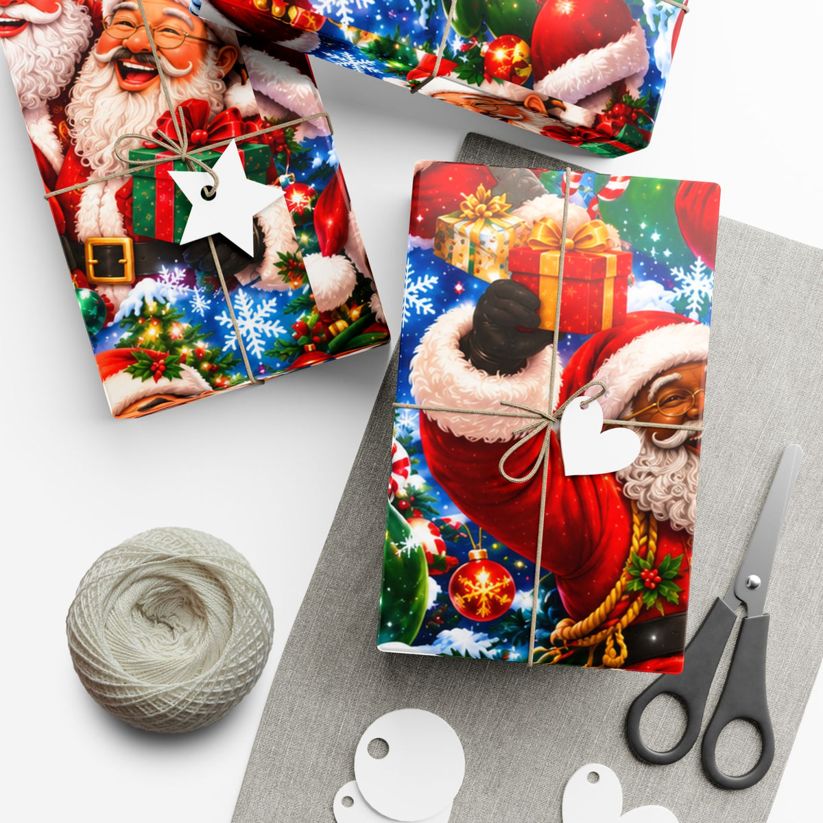Christmas Santa Gift Wrap Paper