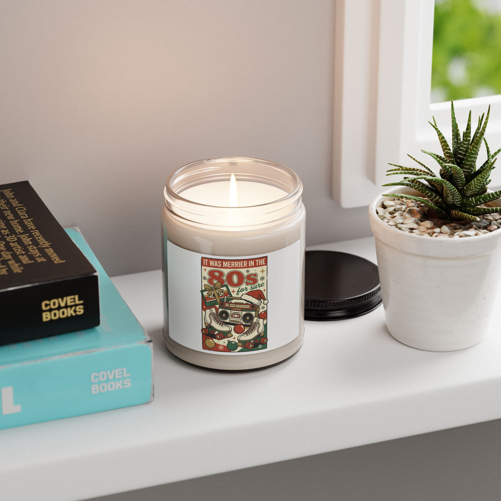 80s Christmas Retro Scented Soy Candle